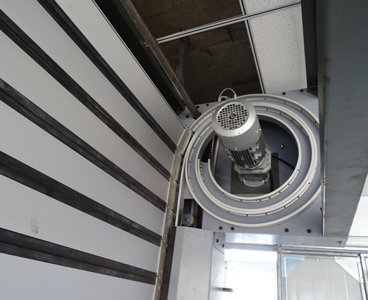 Metal roller shutter door with roll up slatsAG-M01